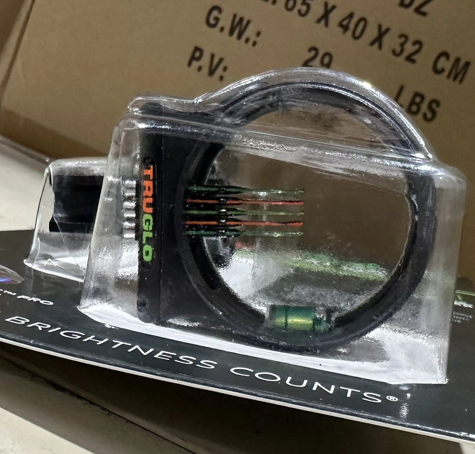 Mira de arco compacta Truglo Storm G2 5 pines .019 caza TG3015BW Tru-Lite ProLight Foto 4 de 4