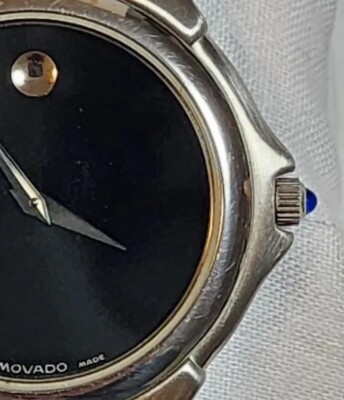 NEW MOVADO WATCH NEW USED NEW MOVADO ACTIVE SPORT 800 SERIES LIGHT BLUE DIAL MENS  main image 3