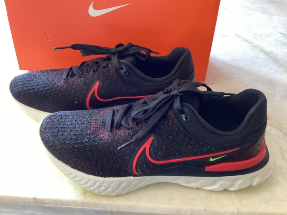 NIB Mens Nike React Infinity Run FK3 Black Red Size 11 Running Shoes DH5392-007