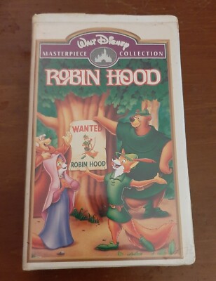 Walt Disney's Robin Hood Masterpiece Collection 1984 vhs good