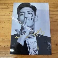 Bigbang TOP T.O.P  Autographed Signed Photo K-POP Collection 5*7 202516