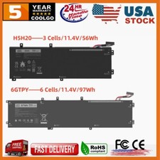 6GTPY/H5H20 Battery for Dell XPS 15 9570 9560 9550 7590 Precision 5530 5520 5510