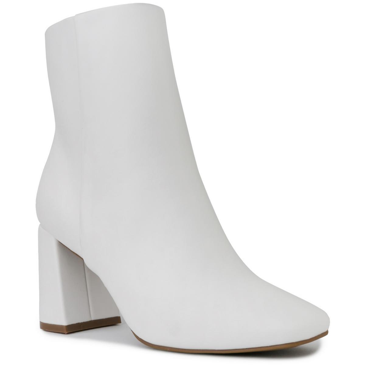 Женские элегантные ботильоны Sugar Womens Elly белого цвета, размер 8.5 средний (B,M), BHFO 7235