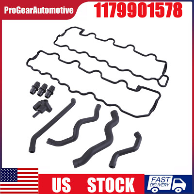 Valve Cover Gasket &Crank Case Hose Kit For Mercedes-Benz W163 W202 W203 R170 ML