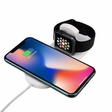 Watch Charger Phone Wireless Charger Charging Dock Station Ultra-Thin 2in1 Charg