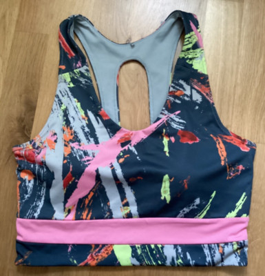 NEUw cooles Tanktop S M 36 38 40 Sport BH, Crop Top Sommershirt Training Pilates