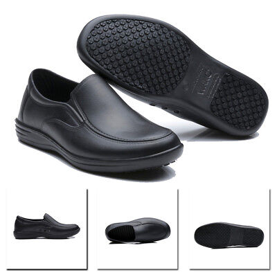 non slip black shoes for work