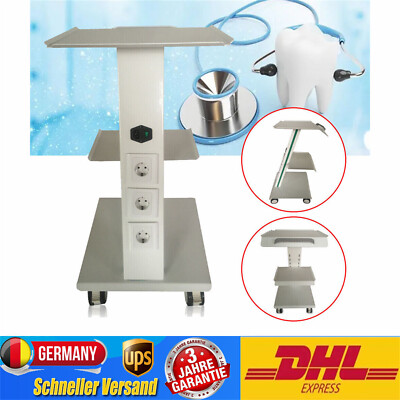 Dental Trolley Medizin Wagen Zahnärztliche Ausrüstung Cart Three Layers Mobile