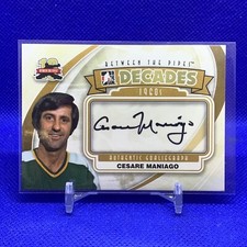 2011-12 Between The Pipes Decades Cesare Maniago Auto #A-CM