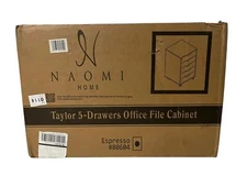 Taylor 5 Drawers Office File Cabinet by Naomi Home Espresso