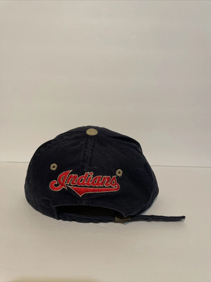 Boné ajustável vintage ao ar livre Cleveland Indians Guardians - Imagem 4 de 4