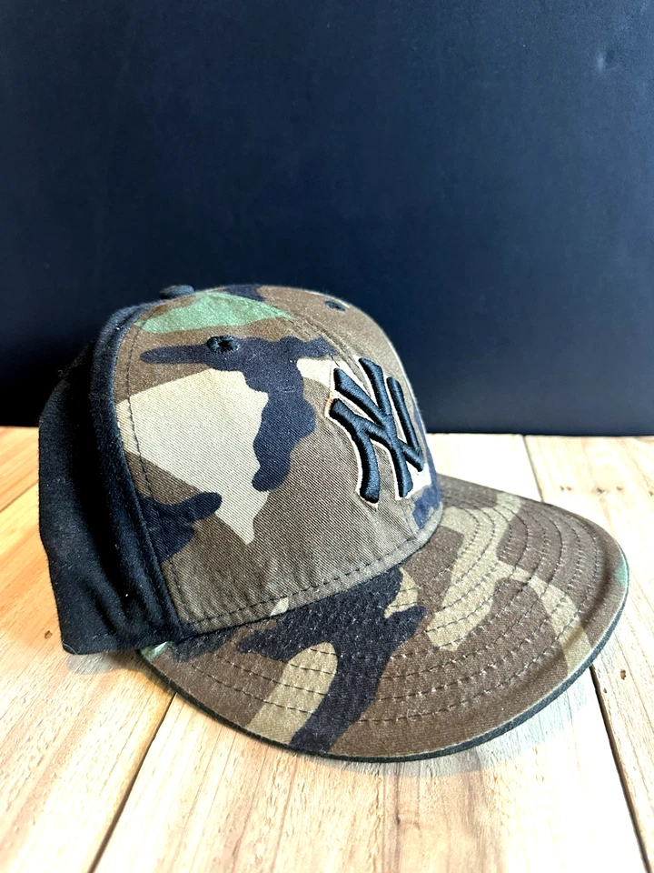 New York Yankees Fitted Camo Camouflage Hat /New Era 59 Fifty Size 7 5/8 MLB - Image 2 of 3