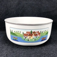 Villeroy & Boch Design Naif BOATERS Serving Bowl 8" Round Salad Vegetable Pasta