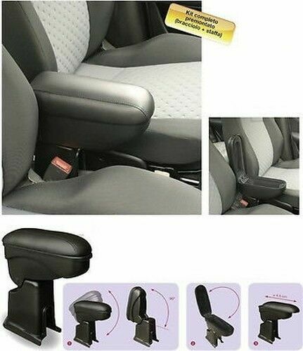 Accoudoir Central Pour Opel Vauxhall Mokka (2012-2020) - Noir - Fabriqué En Italie - Neuf
