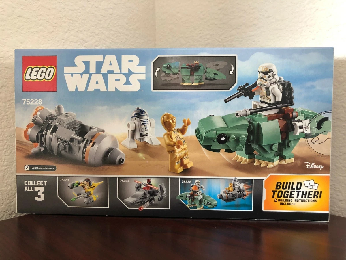 LEGO Star Wars ESCAPE POD vs. DEWBACK Microfighters Set 75228 New Sealed