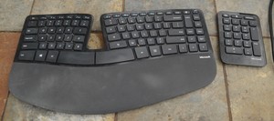 Microsoft Sculpt Ergonomic Wireless Keyboard For Business Black 5kv Ebay