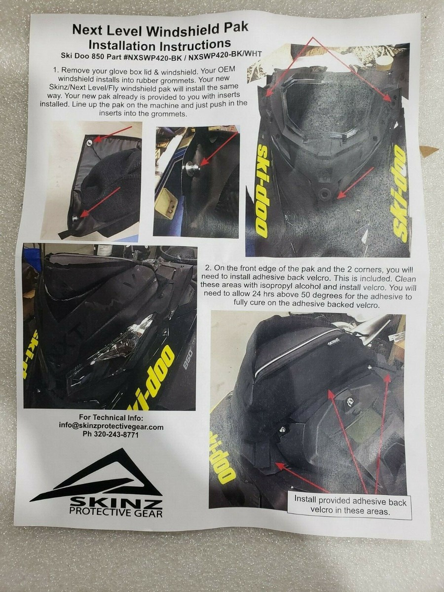 SKINZ NXT LVL プロテクティブギア スノーモービル シールドバッグ 本