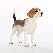 Beagle Figurine Hand Painted Statue