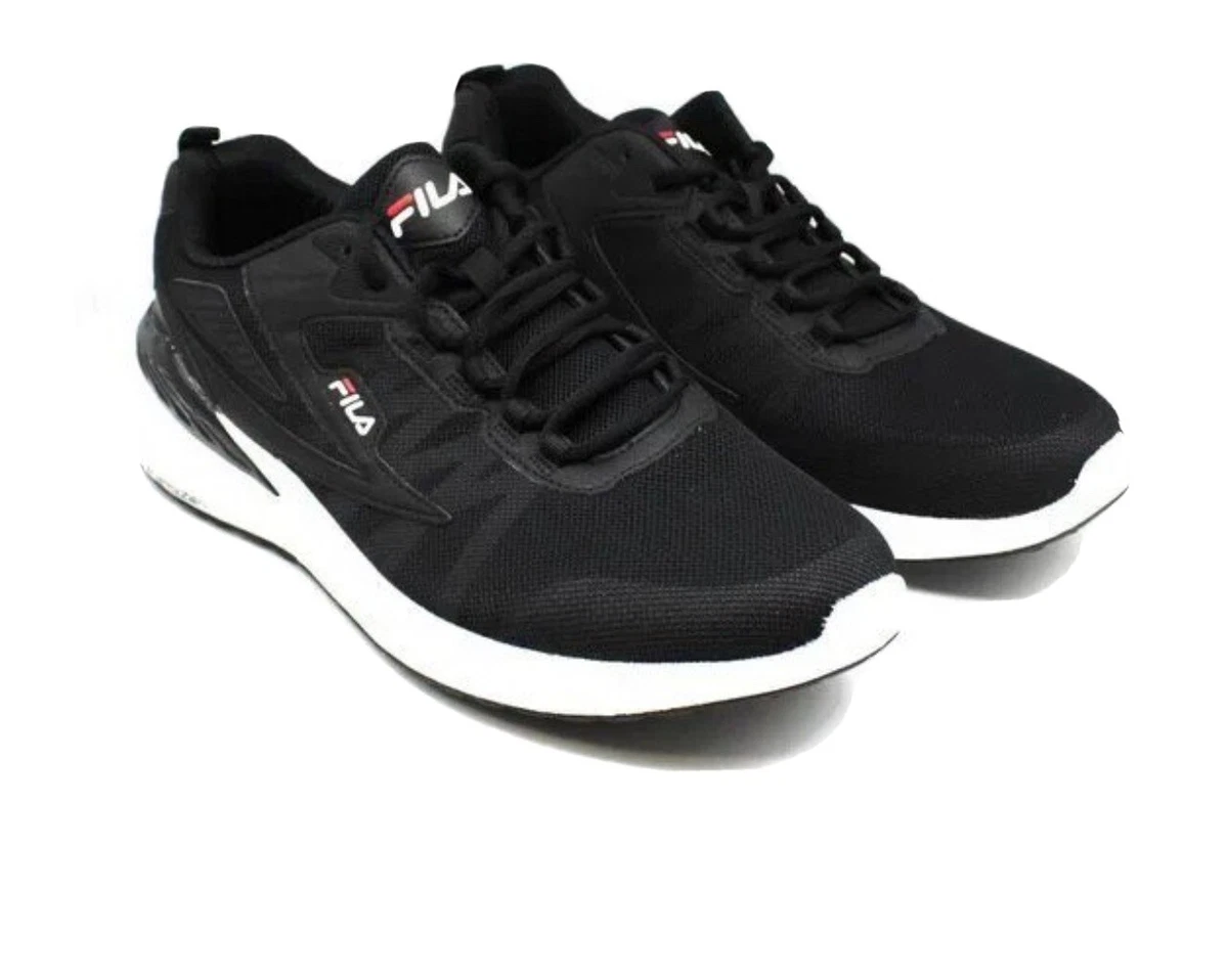 Fila black shop shoes men