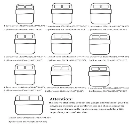 Juego de ropa de cama 100 % algodón niños niñas doble tamaño queen funda nórdica funda de almohada 3 piezas  Foto 2 de 4