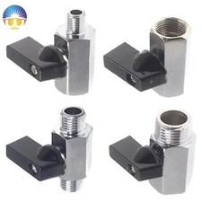 Mini G1/8 G1/4 G3/8 G1/2 Ball Valve Brass Electroplating Ball Valve