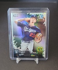 2019 Bowman Chrome Baseball Scouts Top 100 #BTP-66 Dustin May