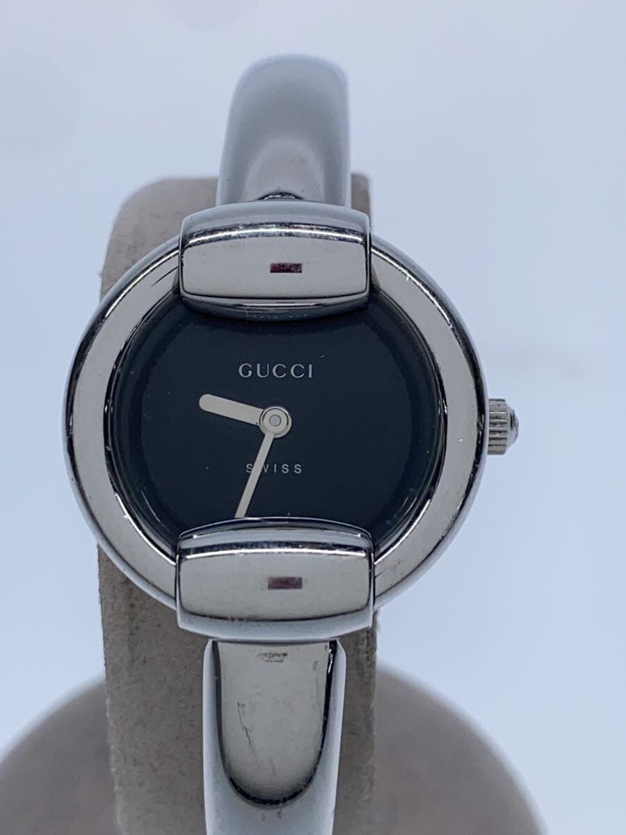 GUCCI Women's Watch Quartz Analog Black Silver Used | eBay GUCCI Women's Watch Quartz Analog Black Silver Used | eBay