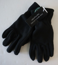 The Men's Store Bloomingdale's M9072 Mens Sz S/M Black Fleece Touchscreen Gloves