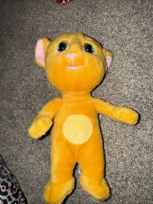 Tom and Friends Talking Ginger Cat Plush Toy Talk Back 2017 Not