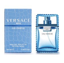 Versace Man Eau Fraiche Man Eau de Toilette 1.0 Oz/30 Ml Spray New Sealed In Box
