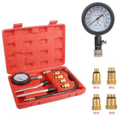 Petrol Engine Cylinder Compression Tester Kit(8 Pcs) And Universal In-Line Spark Plug Engine Tester For Automotive, Car, Lawnmower, Small & Big - Foto 5