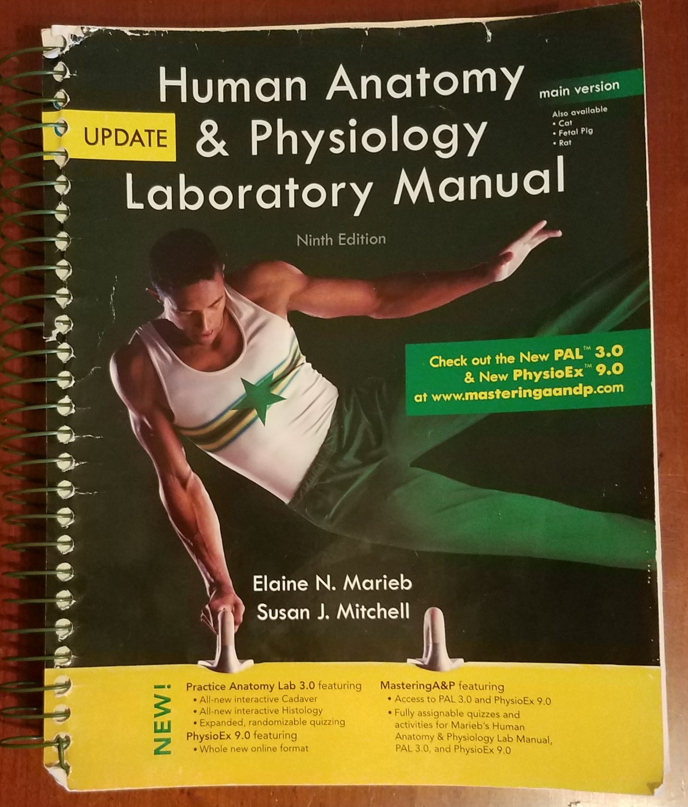 Buy Human Anatomy and Physiology Laboratory Manual, Main Version, Update by  Elaine N. Marieb and Susan J. Mitchell (2011, CD-ROM / Spiral) online | eBay