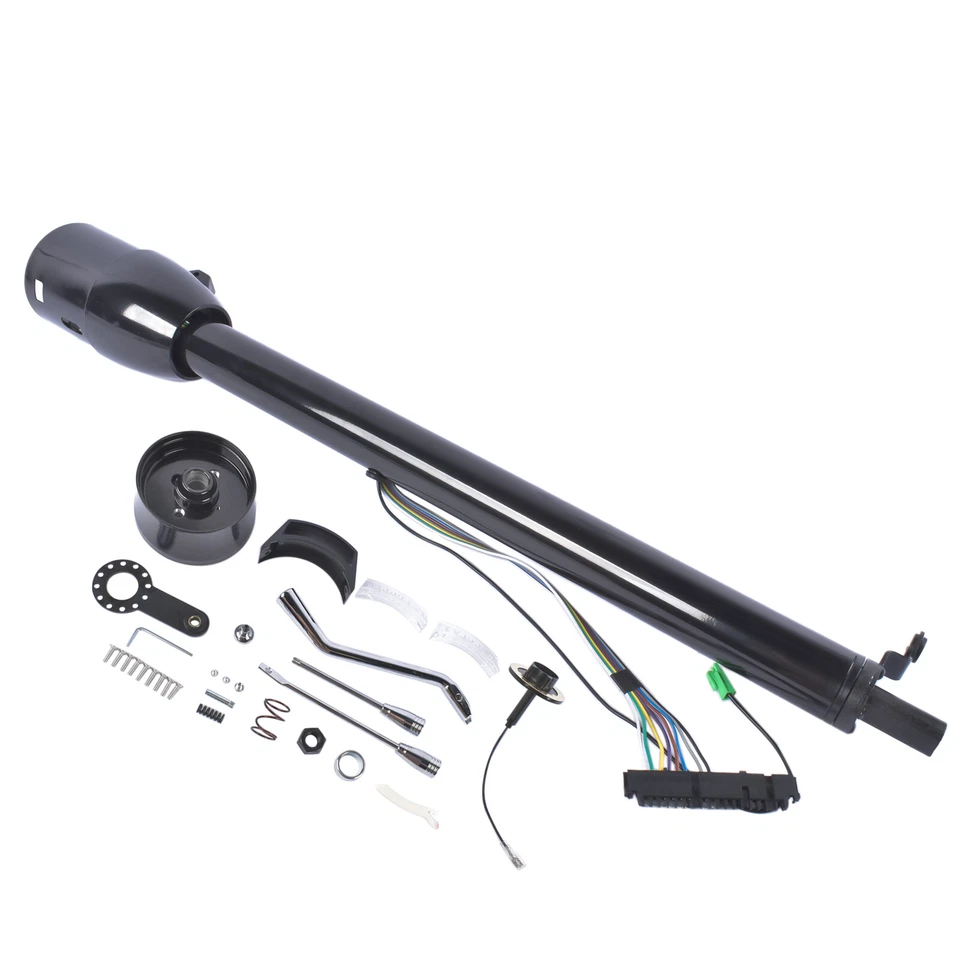 Camión Ford F100 1967-1979 33" columna de dirección inclinable sin llave F250 390 negro PS47785 Foto 2 de 4