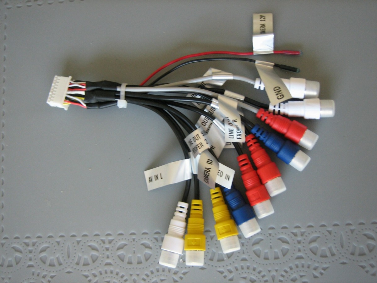 Jensen Pre-Amp/Video AV In-Output & Camera 18 Pin connector for