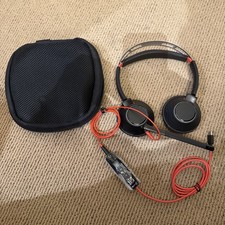 Poly Blackwire C5220T Wired Dual-Ear Stereo Headset With Boom Mic USB-C NEW