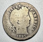 1897-O  BARBER DIME   AFFORDABLE KEY DATE  #1160