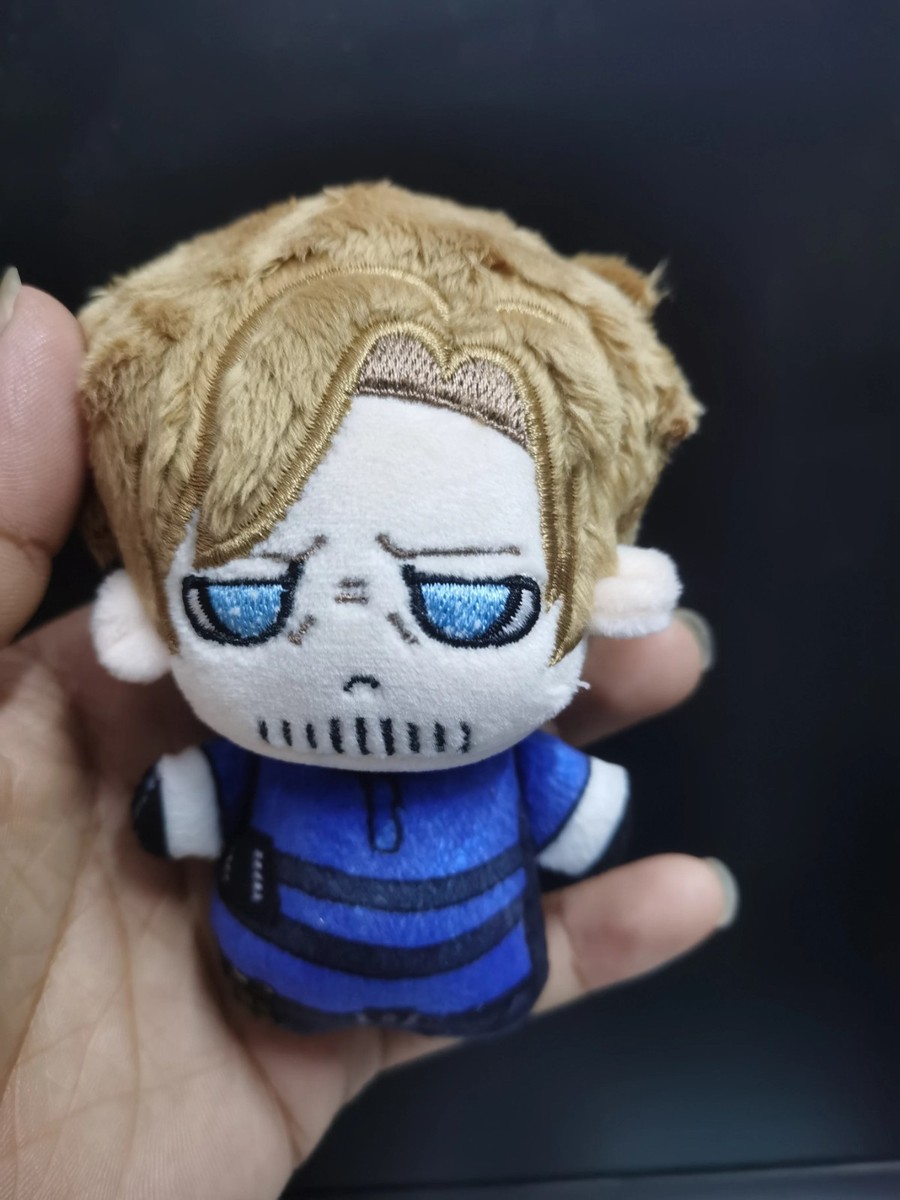 Evil Leon Kennedy Plush Doll 10cm Keychain Toy Gift Collectible