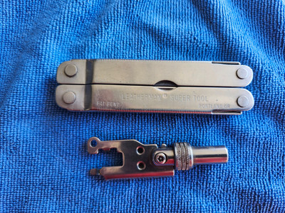 Original Leatherman Super tool with Bit Adapter Made in USA Portland, OR