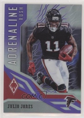 2018 Panini Phoenix Adrenaline Rush Purple 37/75 Julio Jones #4 7fb