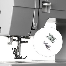 Two Metal Presser Feet Set with Standard Household Sewing Machines