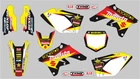 180222 GRAPHICS KIT FOR SUZUKI RMZ 250 RMZ250 2007 2008 2009