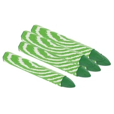 Lumber Marking Crayons, 6 Pack 4"x0.55" Hex Wax Tire Marker Crayons Green