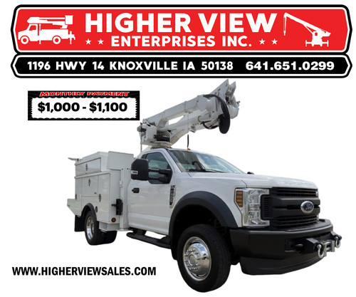 2017 Ford F550 4x4 Altec 45' Bucket Boom Service Utility Truck Diesel Auto