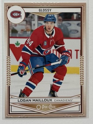 2024-25 Upper Deck Series 2 - OPeeChee Glossy Logan Mailloux #OPC-42 Montreal