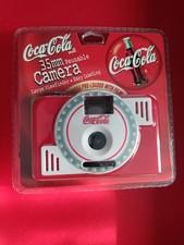 Coca Cola 35mm Reusable Camera Preloaded with Film Sealed Mint on Card Old Stock