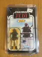 Vintage Star Wars ROTJ Weequay 1983 New 77 Partially Unpunched