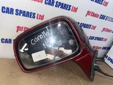 TOYOTA COROLLA VERSO WING MIRROR PASSENGER LEFT RED E11015857 ELECTRIC