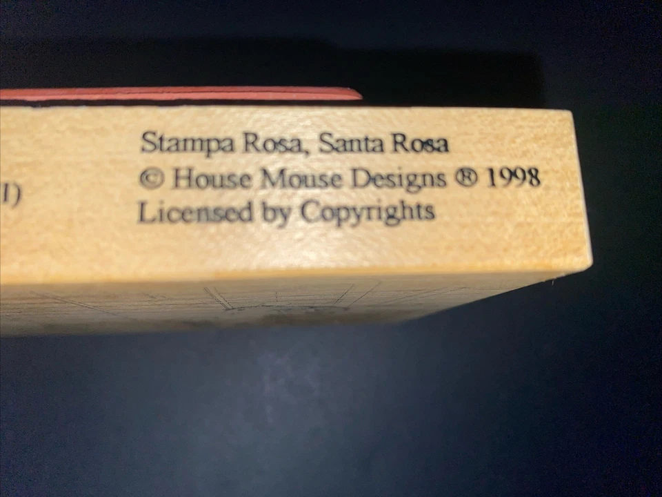 Casa Ratón Mouse Sello de Goma 258 Stampa Rosa Verano Paletas Amigos Foto 2 de 4