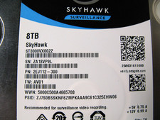 Seagate SkyHawk 7.8TB Internal 3.5" (ST8000VX0022) HDD