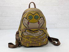 Disney El Libro de la Selva Raro Kaa Serpiente Loungefly Mochila Bolso Brilla en la Oscuridad!